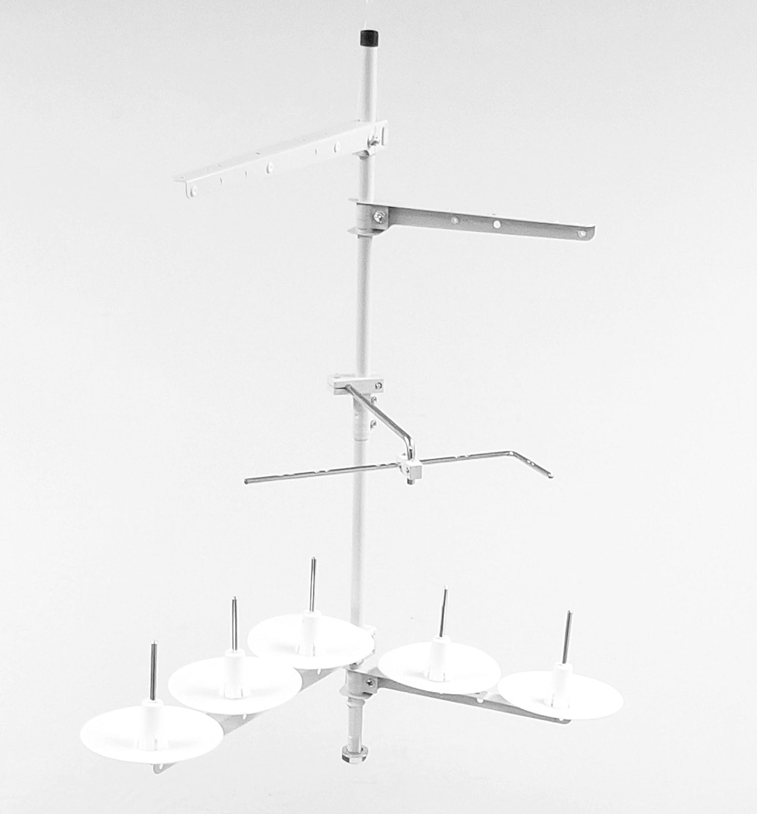 Thread Stand, 5 Spool, Industrial Table Mount Style – Millard